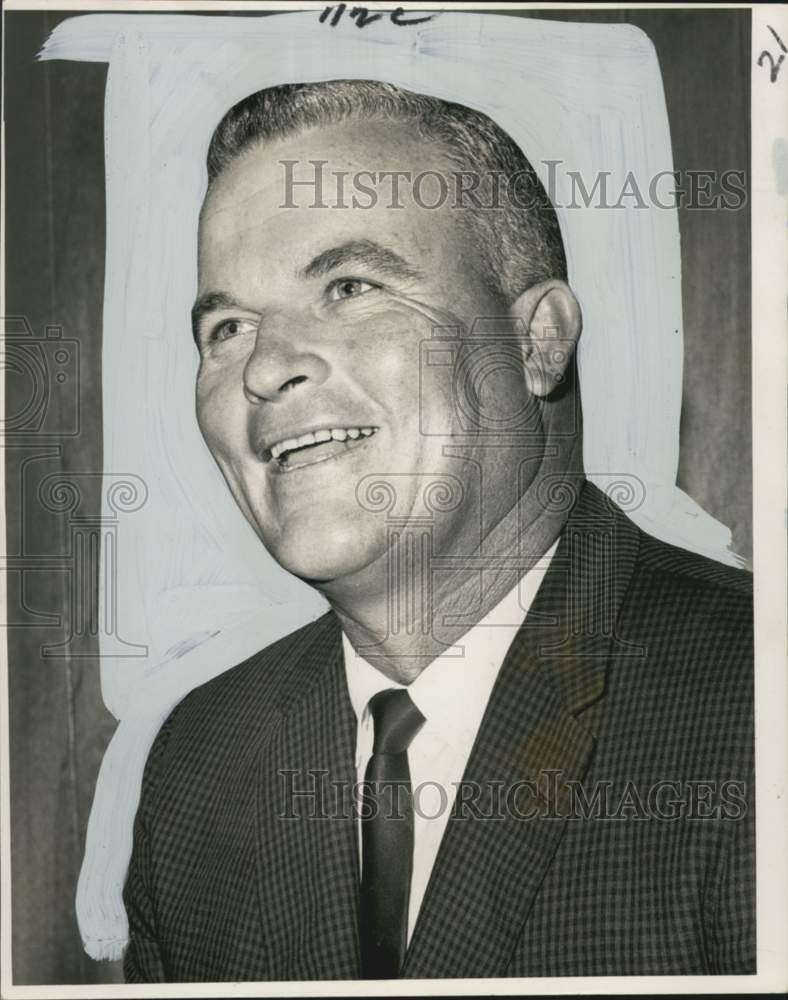 1967 Press Photo Tulane Football coach Jim Pittman - noo53454- Historic Images