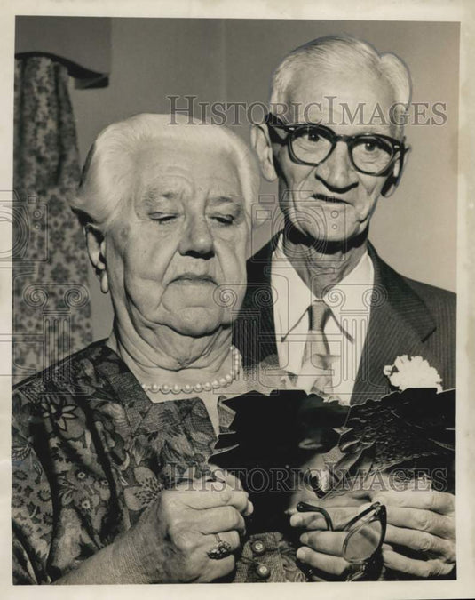 1967 Press Photo Mr. and Mrs. Louis Porretto's 50th wedding anniversary