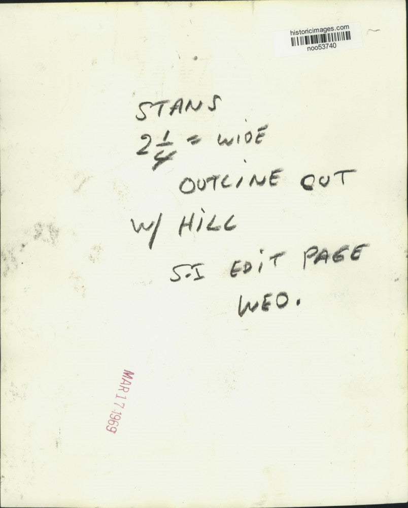 1969 Press Photo Secretary of Commerce Maurice Stans on "Face the Nation"