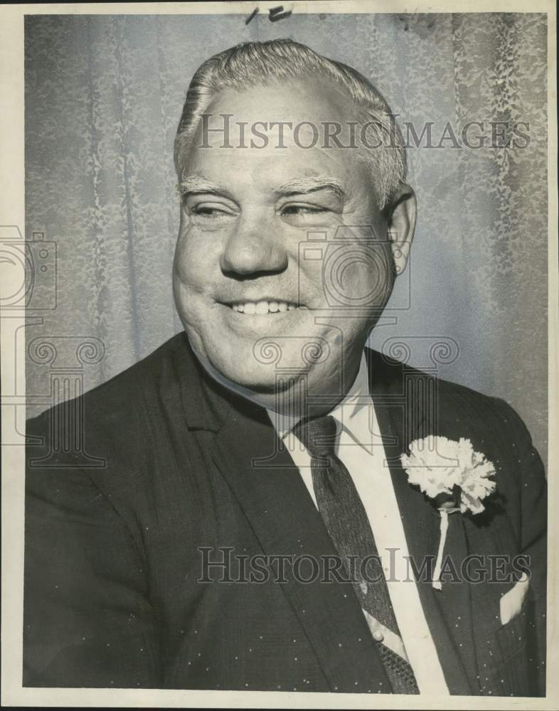 1967 Press Photo Ferdinand Petrie, president of the Freret Carnival Club