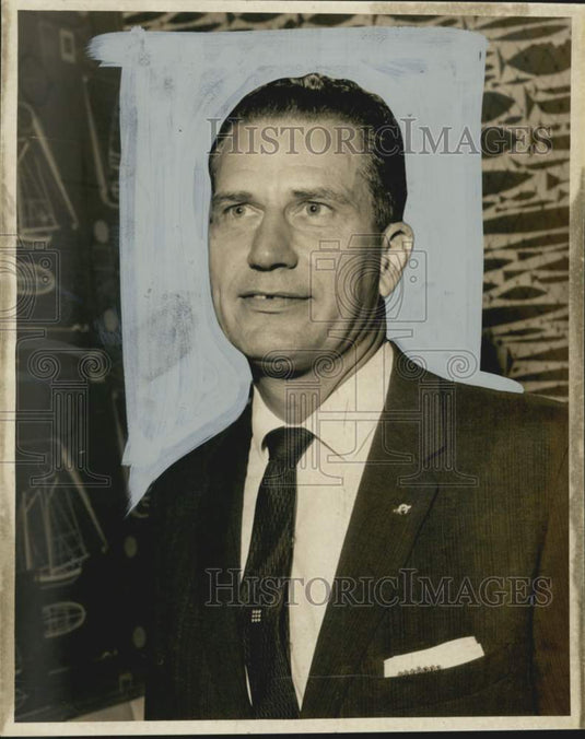 1961 Press Photo E. Waylan Pearce, Centenary College Alumni Association
