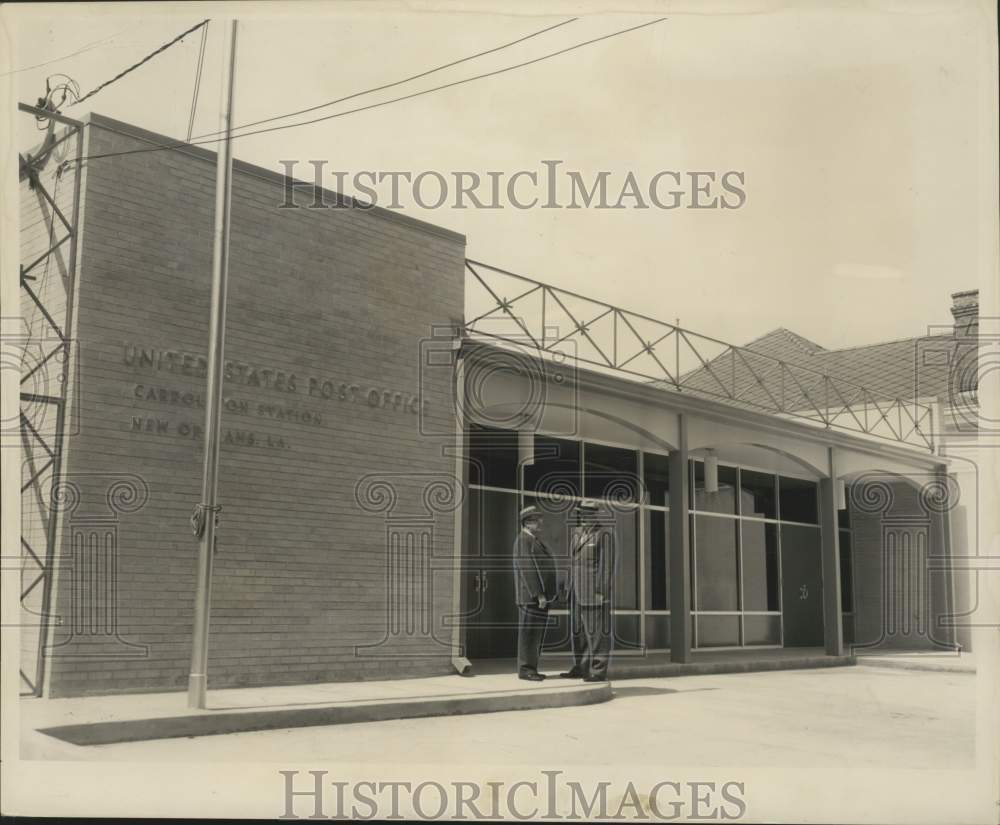 1961 Press Photo Opening of New Orleans post office Carrollton station