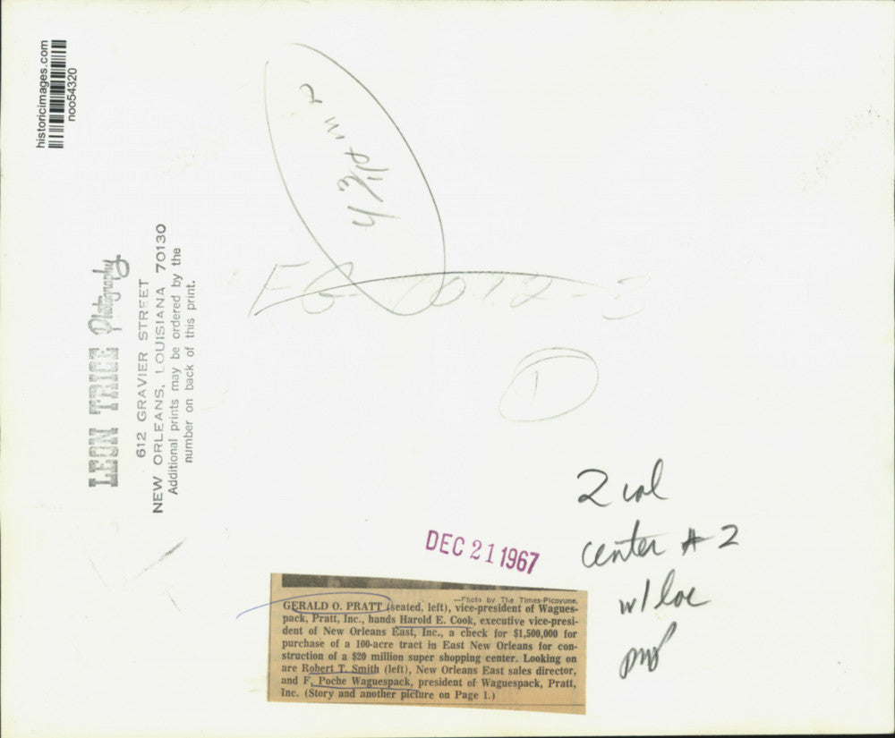 1967 Press Photo Construction of a $20 million super shopping center - noo54320