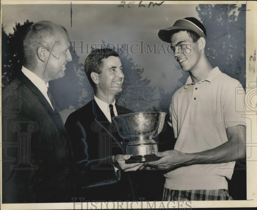 1963 Press Photo Ronnie Pelias, City Junior champion at New Orleans Country Club- Historic Images