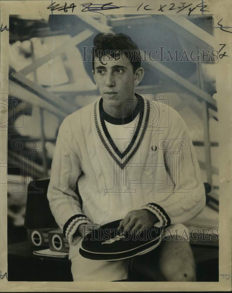 1965 Press Photo Lee Kantrow of the Tulane Green Waves netters tennis- Historic Images