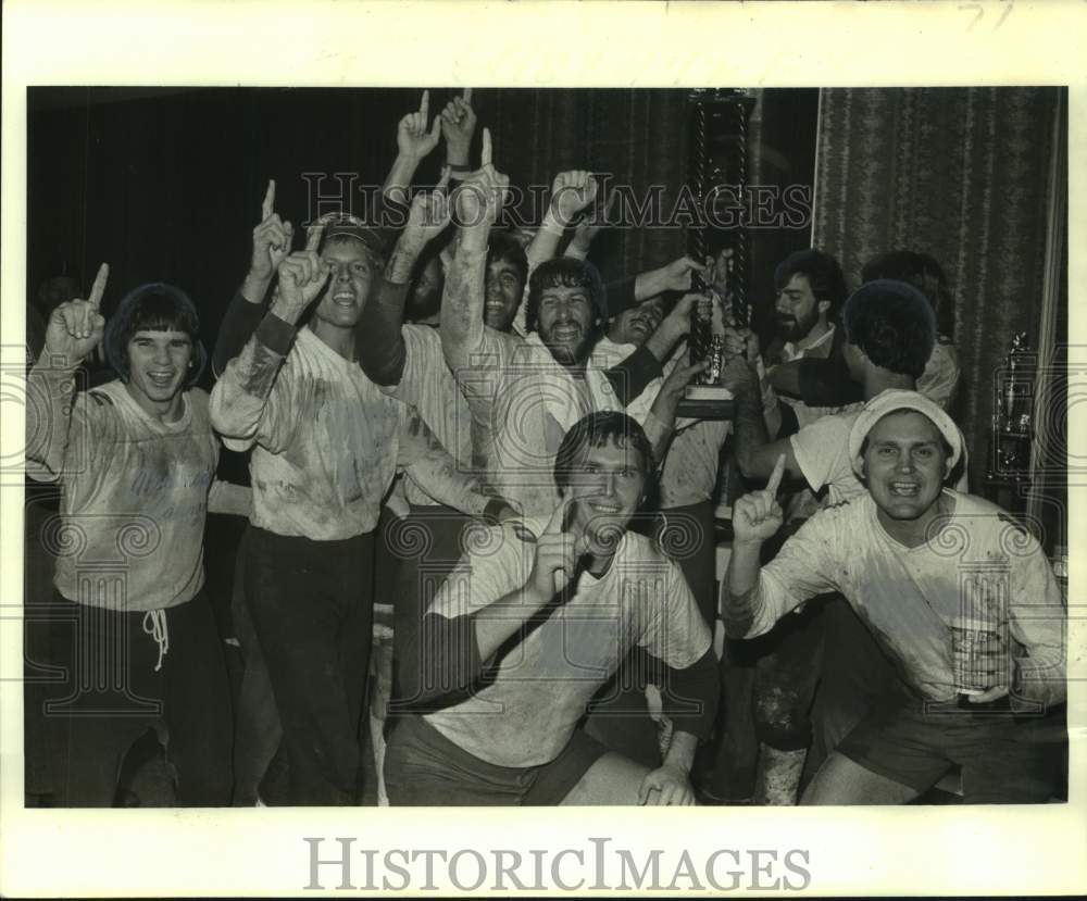 1979 Press Photo National Touch Football Tournament winners from New Orleans- Historic Images