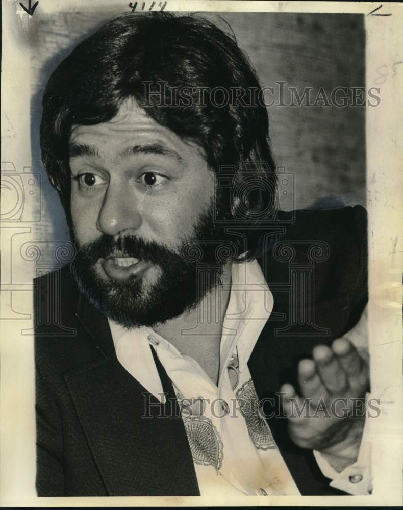 1977 Press Photo New Orleans Jazz basketball team general manager Lewis Schaffel- Historic Images