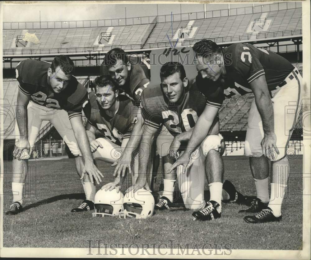 1967 Press Photo Gordon Rush, former star with Tulane Greenies signed by Saints- Historic Images