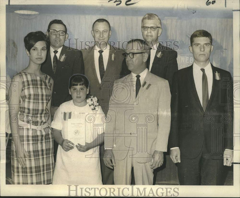 Load image into Gallery viewer, 1968 Press Photo Freedom Foundation award recipients - noo56946
