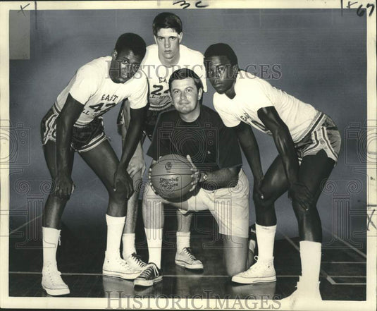 1970 Press Photo Annual East-West All-Star Basketball game at Istrouma High Gym- Historic Images