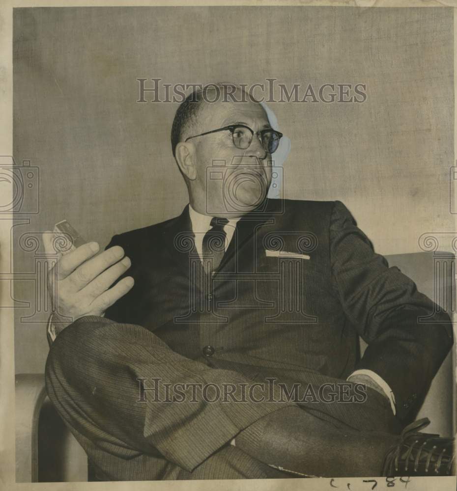 1961 Press Photo A.E. Robinson, assistant superintendent- vocational education