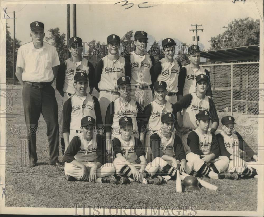 1967 Press Photo Ridgewood High School baseball team. - noo58393- Historic Images