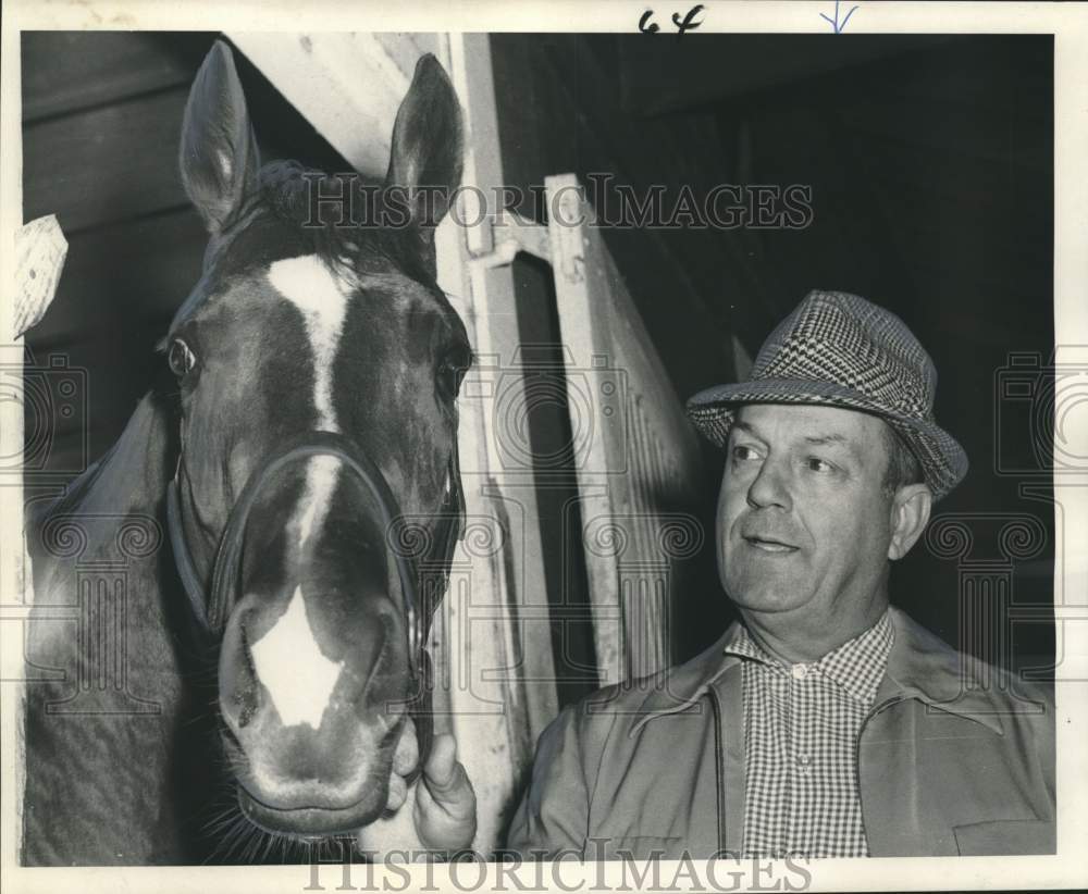 1968 Press Photo Ardent Athlete with trainer William Resseguet - noo58710- Historic Images