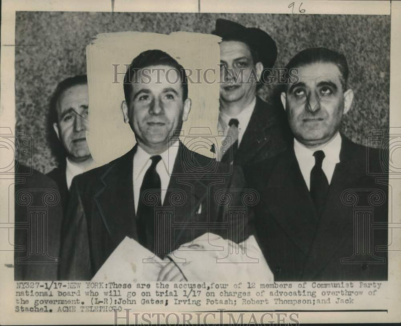 Load image into Gallery viewer, 1949 Press Photo Communist Party National Board members to go on trial
