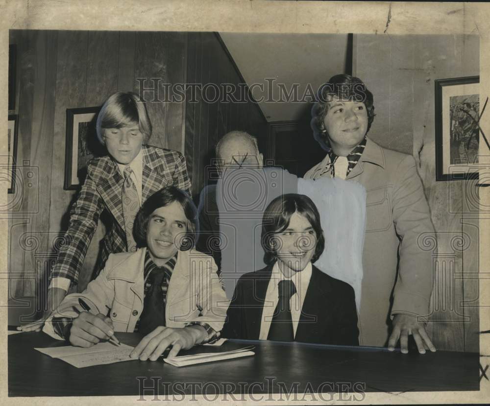 1975 Press Photo Junior Officers of the City Park Golf Club - noo58945- Historic Images