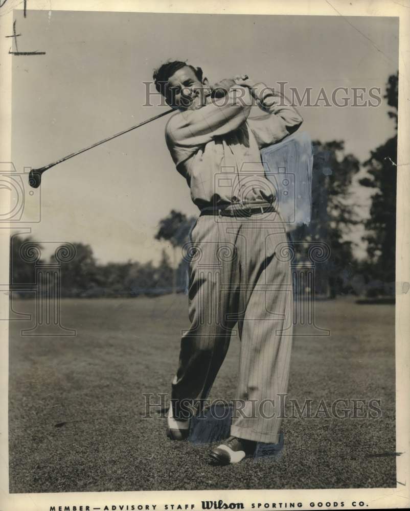 Press Photo Johnny Revolta, Golfer - noo59157- Historic Images