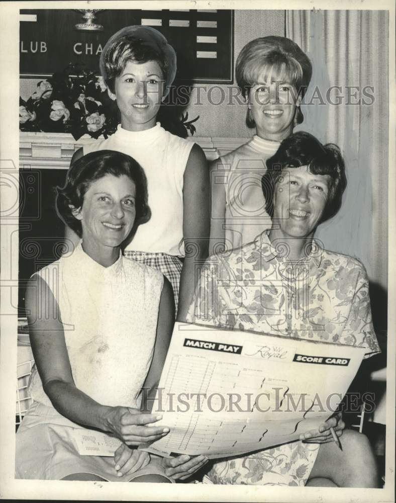 1967 Press Photo NOWGA&#39;s Mrs. Melvin Rosenthal and other club officers- Historic Images