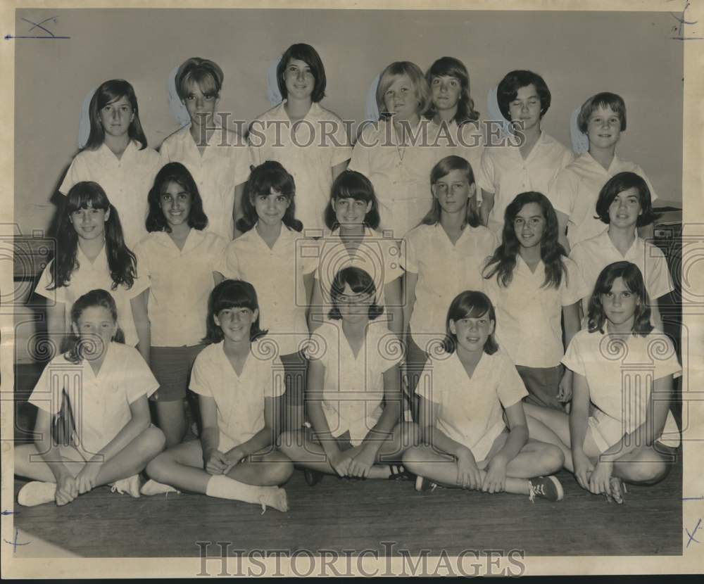 1967 Press Photo St. Agnes team, CSAL indoor ball champion - noo59788- Historic Images