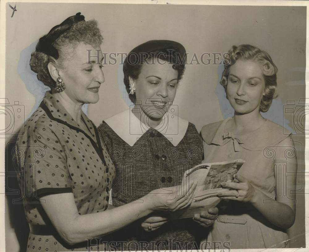 1955 Press Photo New officers of New Orleans chapter of the City of Hope- Historic Images