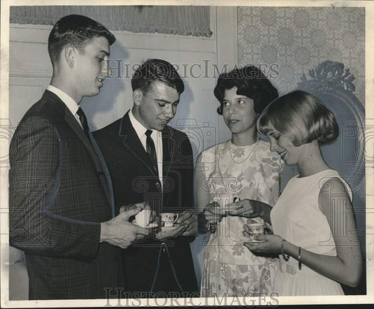 1964 Press Photo Graduates of Ecole Classique Upper School Celebrate - noo59882- Historic Images