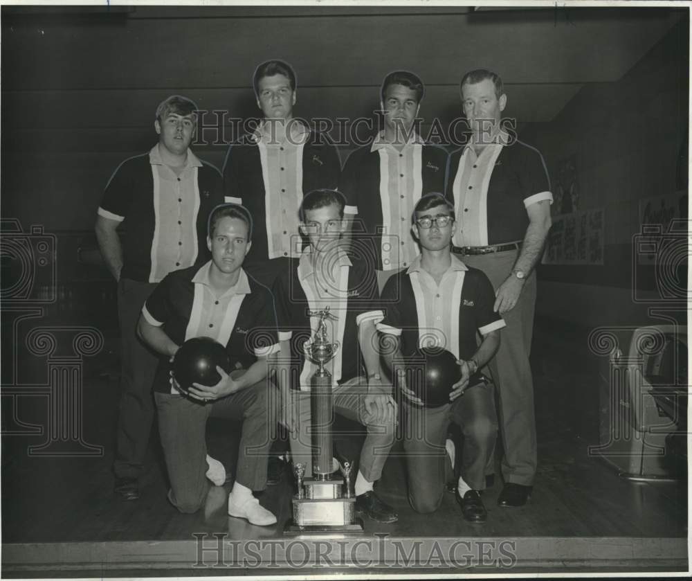 1968 Press Photo Prytania Private School Traveling Prep Bowling League members- Historic Images