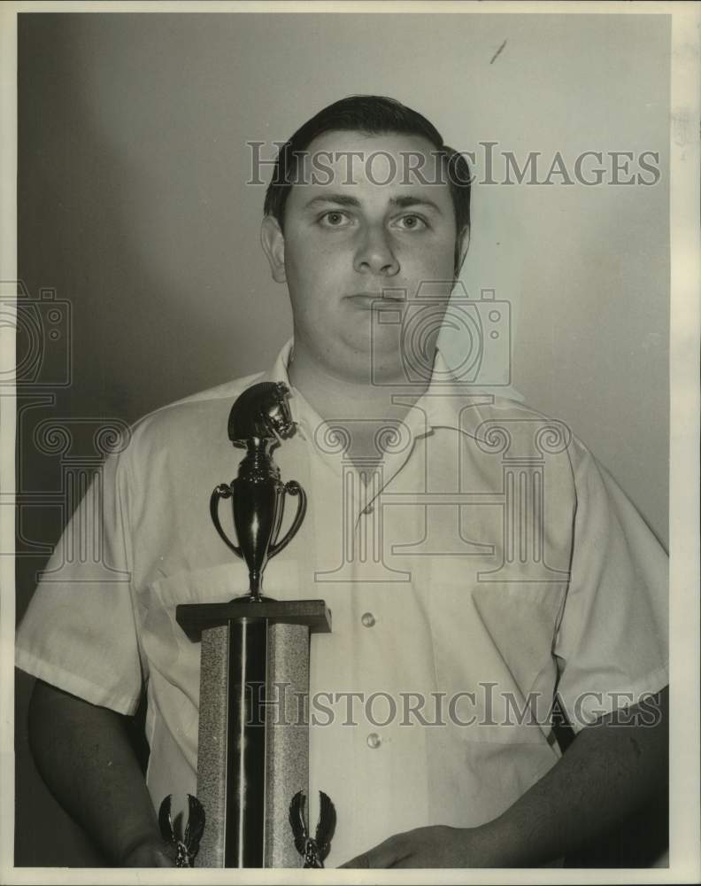 1968 Press Photo Frank M. Repass III, chess champion New Orleans Chess Club- Historic Images