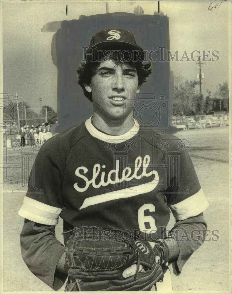 1980 Press Photo Slidell&#39;s baseball player Chris Rivette - noo60958- Historic Images