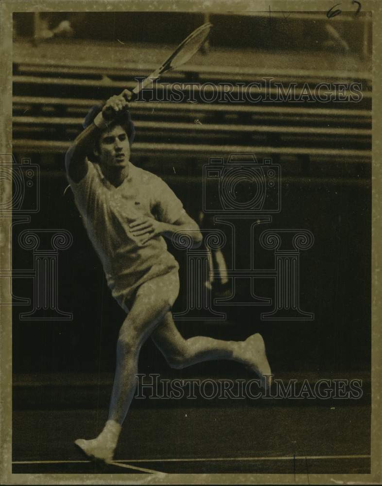 1970 Press Photo Sugar Bowl Tennis Tournament Player Haroon Rahim of Pakistan- Historic Images