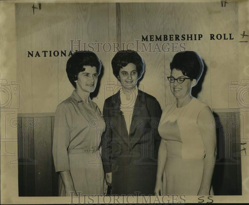 1968 Press Photo Dept. of Louisiana, Veterans of Foreign Wars Auxiliary members