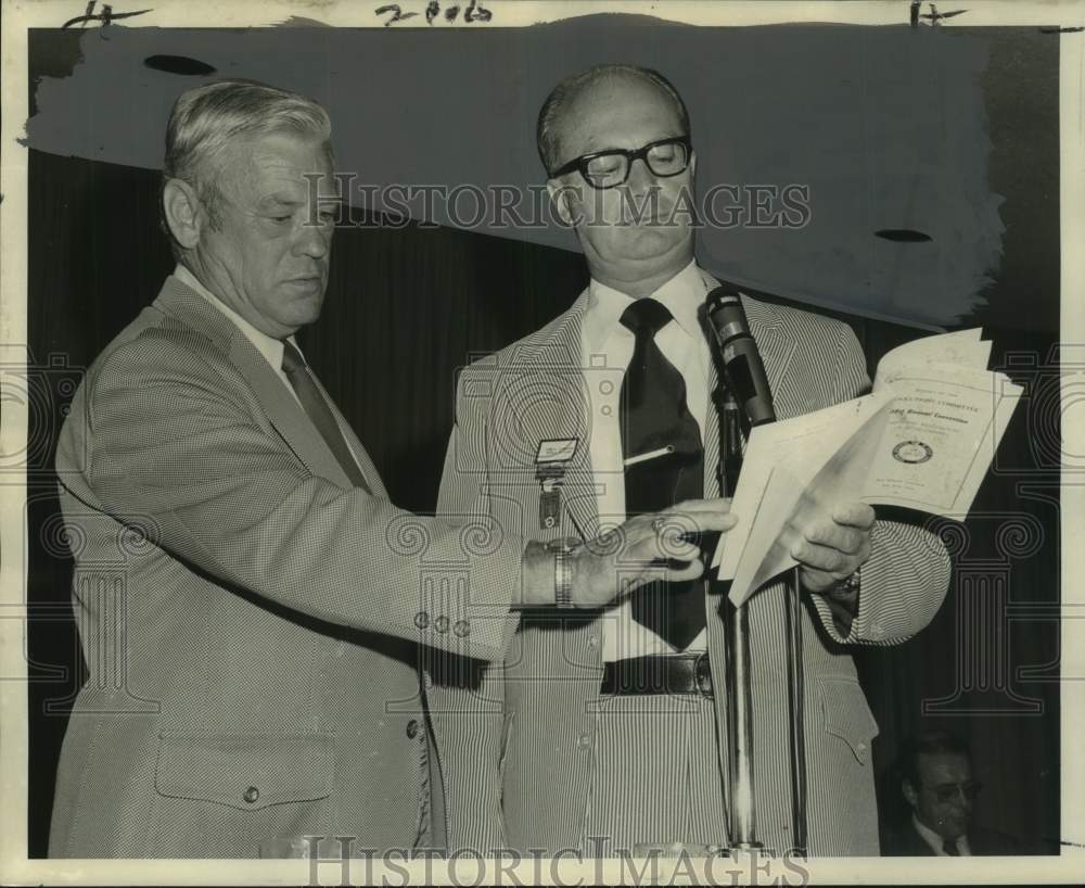 1972 Press Photo National Association of Letter Carriers Convention Attendees
