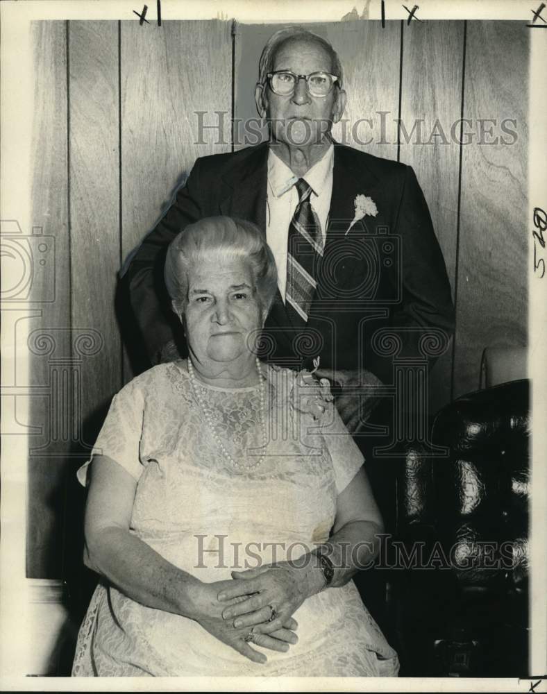 Load image into Gallery viewer, 1973 Press Photo Mr &amp; Mrs Sam Nicolosi celebrate 60th wedding anniversary
