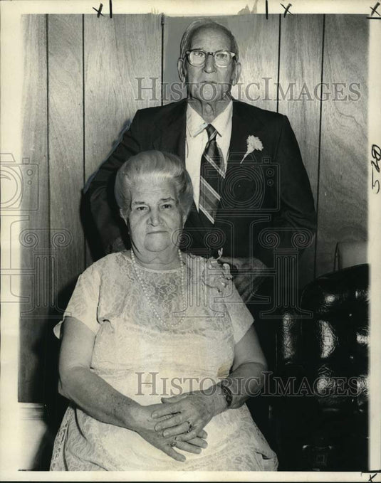 1973 Press Photo Mr & Mrs Sam Nicolosi celebrate 60th wedding anniversary