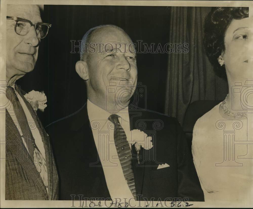 1966 Press Photo George J. Schneider Sr., grand commander of Benevolent Knights