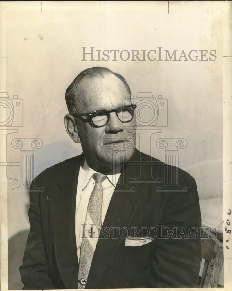 1958 Press Photo George J. Schaub, Sr. - noo63441
