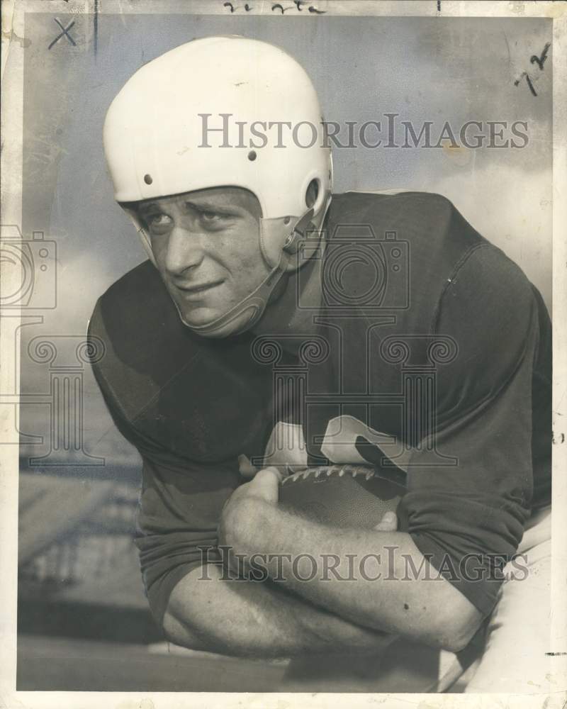 Press Photo Ronnie Quillian, Tulane University football team fullback- Historic Images