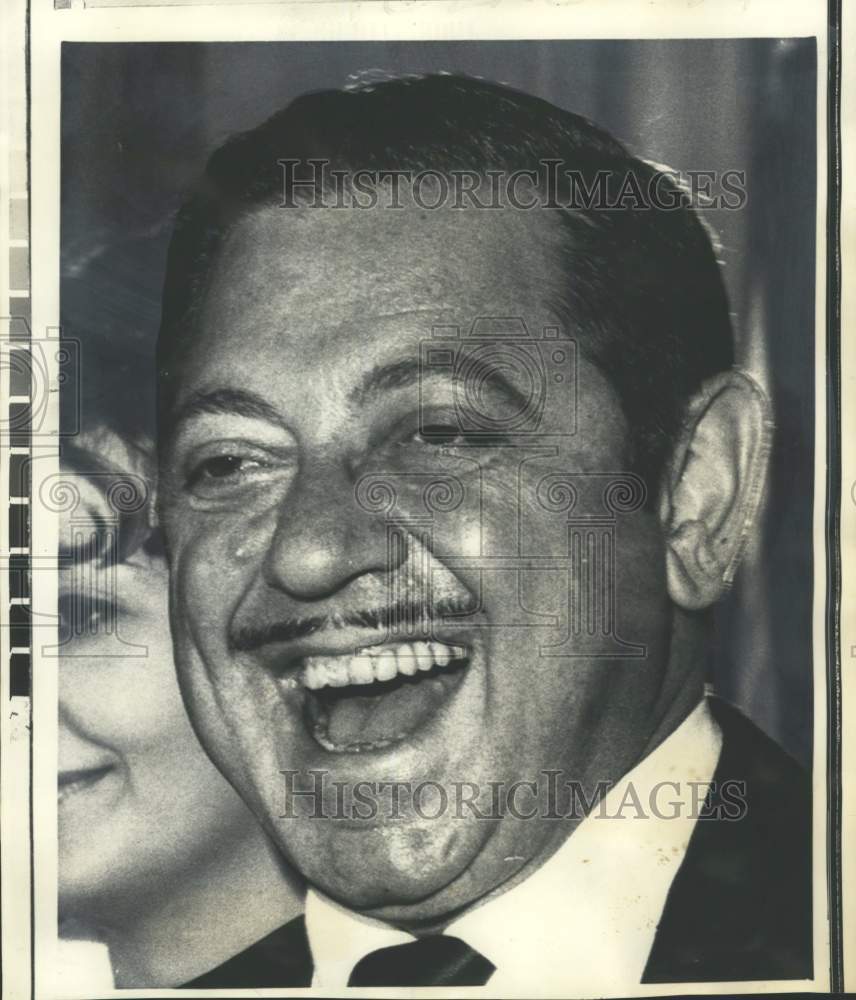 1969 Press Photo Mario Procaccino, Nominee for New York Mayor in Closeup