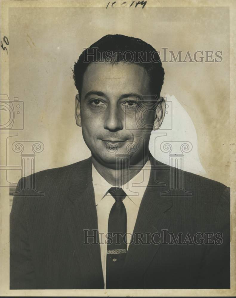 1961 Press Photo Rufus Zachary, Pastor of Metairie First Baptist Church