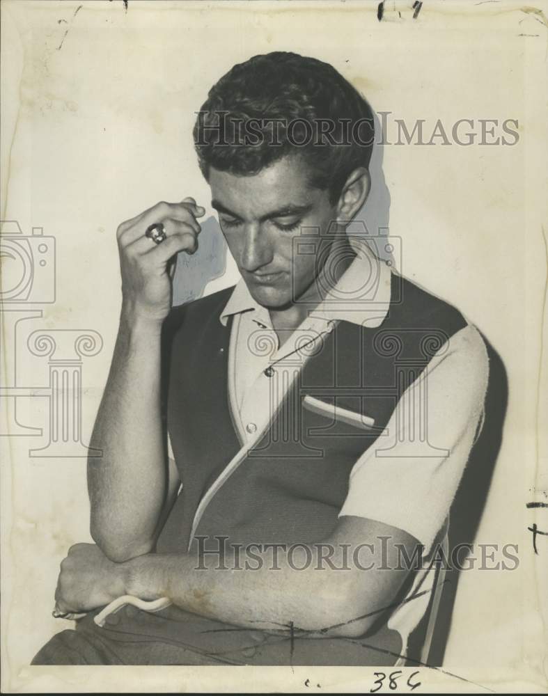 1967 Press Photo James J. Zito, Arrested for Marijuana Possession - noo63704