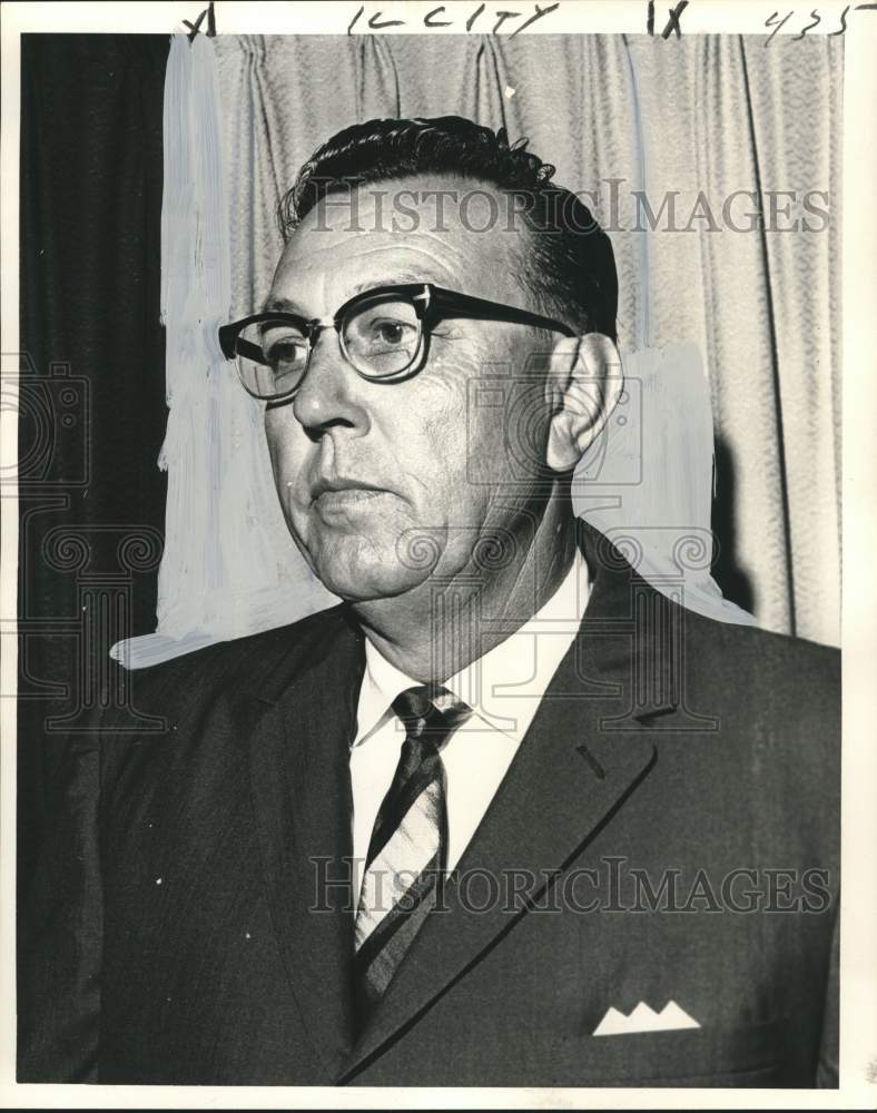 1966 Press Photo Harahan Businessmen's Association - Dawson Womack, President