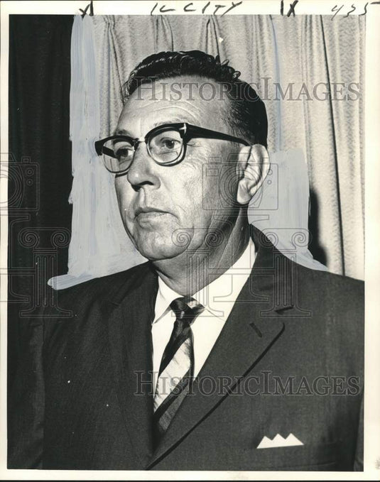1966 Press Photo Harahan Businessmen's Association - Dawson Womack, President