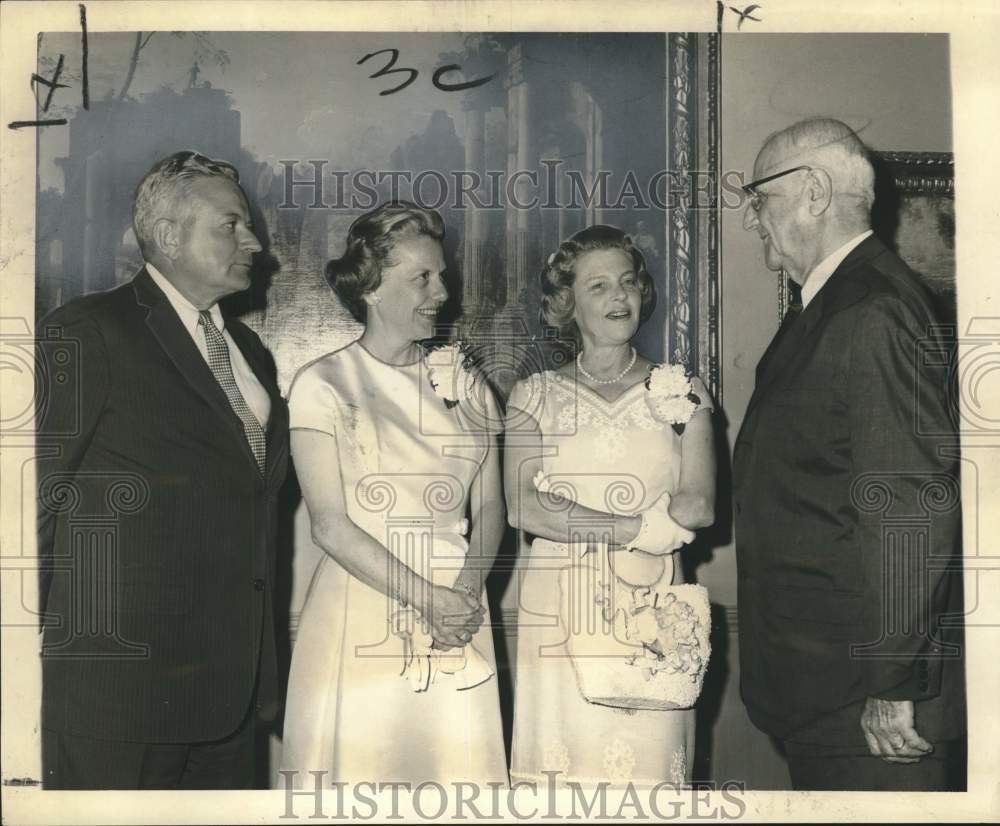 1965 Press Photo Members of France-Amerique de la Louisiane at Soiree Artistique- Historic Images