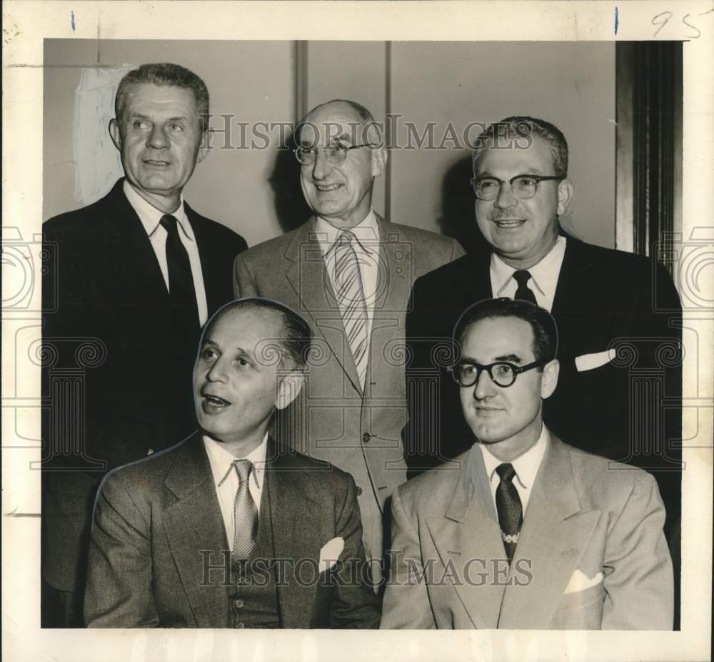 1956 Press Photo Dedication of the Urban Maes Memorial laboratory in LSU