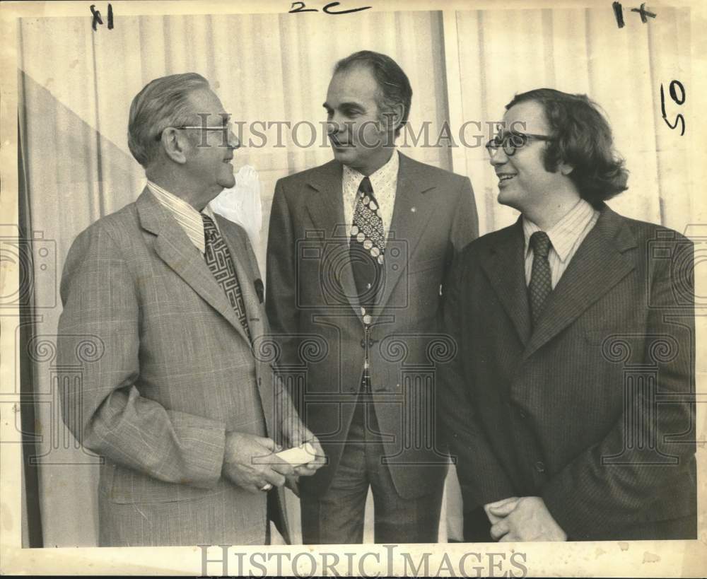 1972 Press Photo Organizers at Cable Television conference at Tulane University