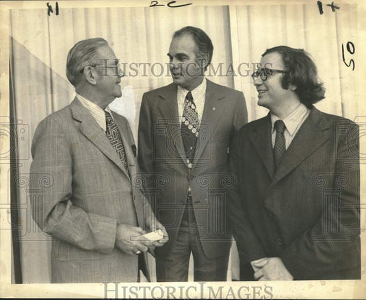 1972 Press Photo Organizers at Cable Television conference at Tulane University