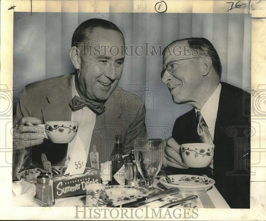 1952 Press Photo State Senator HC Sevier with State Chairman N.B. Carstarphen