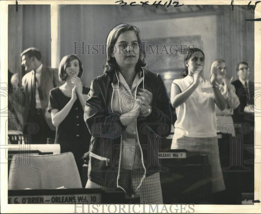1968 Press Photo Youth Legislature Conference- Young Men's Christian Association