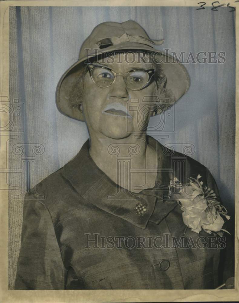 1967 Press Photo Mrs. Marge Williams, Widows of World War I, New Orleans Unit