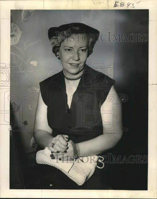 1952 Press Photo Miss Heather Woods, English Journalist - noo64870