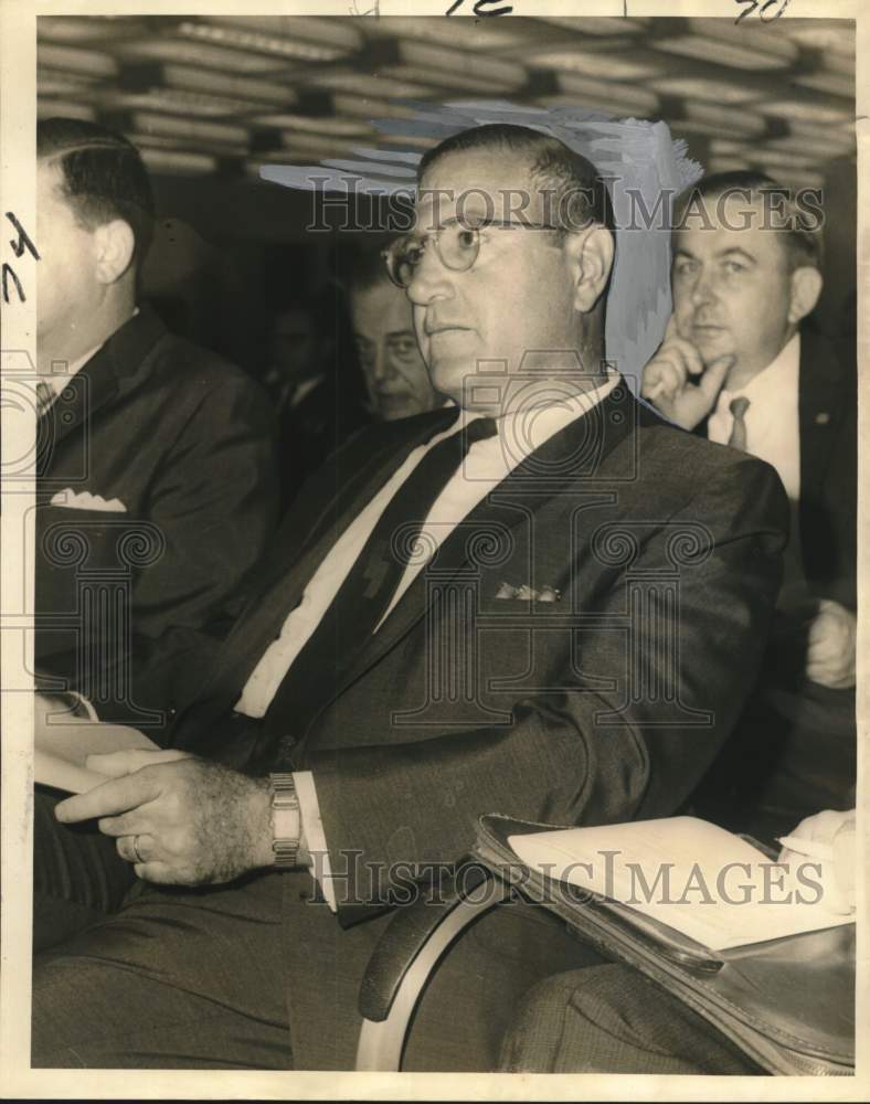1965 Press Photo Louisiana Chemical Association representative Henri Wolbrette