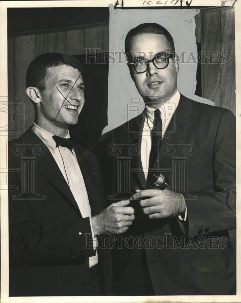 1963 Press Photo Robert J. Young, president of New Orleans Young Republican Club